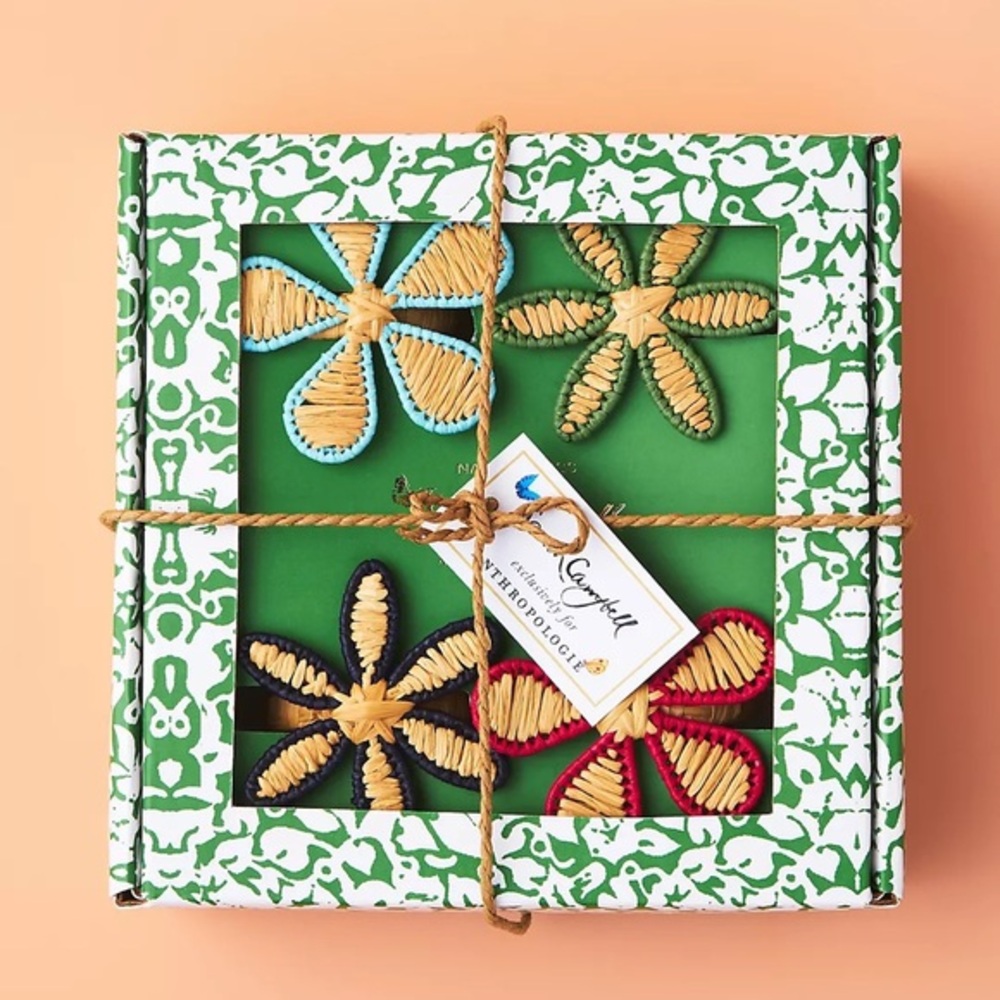 New🌟Anthropologie-Sarah Campbell Napkin Rings